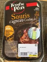 Mängden socker i Souris d’agneau confite