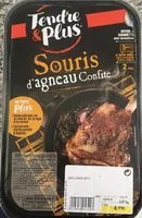 Mängden socker i Souris d'agneau confite