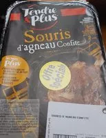 Mängden socker i Souris d'agneau confite