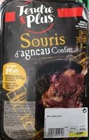 Mängden socker i Souris d'agneau confite