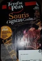 Mängden socker i Souris d'agneau confite