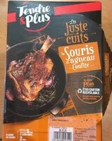 Mängden socker i Souris d’agneau confite