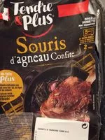 Mängden socker i Souris d'agneau confite