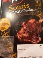 Mängden socker i Souris agneau