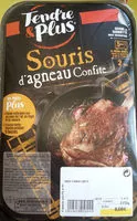 Mängden socker i Souris d’agneau confite