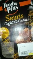 Mängden socker i Souris d'agneau confite