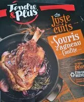 Mängden socker i Les juste cuits, la souris d'agneau confite