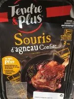 Mängden socker i Souris d'agneau confite
