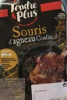 Mängden socker i Souris d'agneau confite