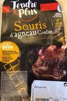 Mängden socker i Souris d'agneau confite