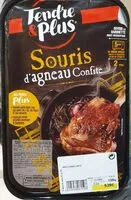 Mängden socker i Souris d'agneau confite