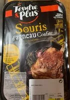 Mängden socker i Souris d'agneau confite