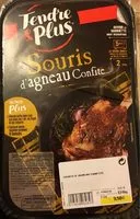 Mängden socker i Souris d’agneau confite