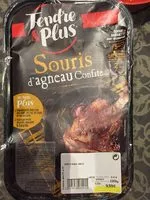 Mängden socker i Souris d’ agneau confite