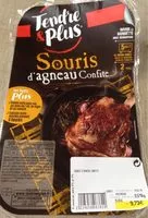 Mängden socker i Souris d'agneau confite