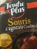 Mängden socker i Souris d'agneau confite