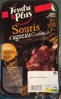 Mängden socker i Souris d'agneau confite
