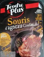 Mängden socker i Souris d'agneau confite