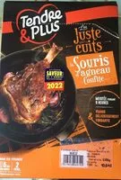 Mängden socker i Souris d’agneau confite