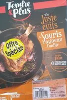 Mängden socker i Souris d'agneau confite