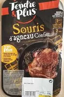 Mängden socker i Souris d'agneau confite