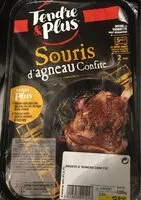Mängden socker i Souris d'agneau confite