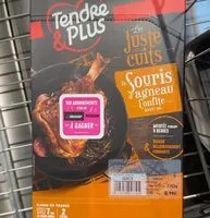 Mängden socker i La souris d’agneau confite avec os