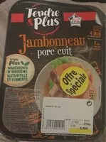 Mängden socker i Jambonneau de porc cuit