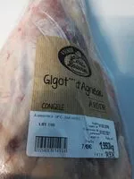Mängden socker i Gigot d'agneau