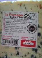 Mängden socker i Bleu d'Auvergne