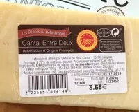 Mängden socker i Cantal