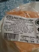 Mängden socker i Saint nectaire laitier