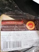 Mängden socker i Reblochon de Savoie