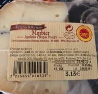 Mängden socker i Morbier