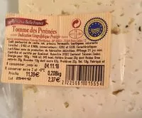 Mängden socker i Tomme des pyrenees