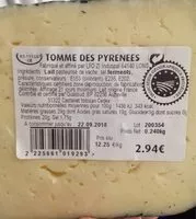Mängden socker i Tomme des pyrennees