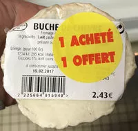 Mängden socker i Buche de chèvre