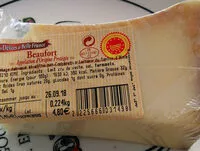 Mängden socker i Beaufort