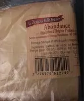 Mängden socker i Abondance