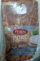 Mängden socker i Poitrine de Porc fumée