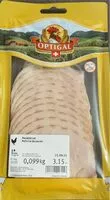 Mängden socker i Poitrine de poulet