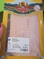 Mängden socker i Poitrine de poulet