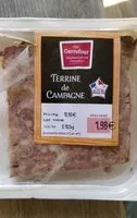 Mängden socker i Terrine de campagne
