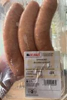 Mängden socker i Saucisse de poulet