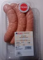 Mängden socker i Saucisse de poulet