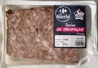 Mängden socker i Terrine de campagne