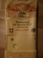Mängden socker i Emmental de Savoie IGP au lait cru