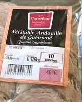 Mängden socker i Andouille de Guéméné