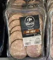 Mängden socker i Andouille de vire
