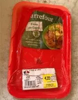 Mängden socker i Foies de lapin